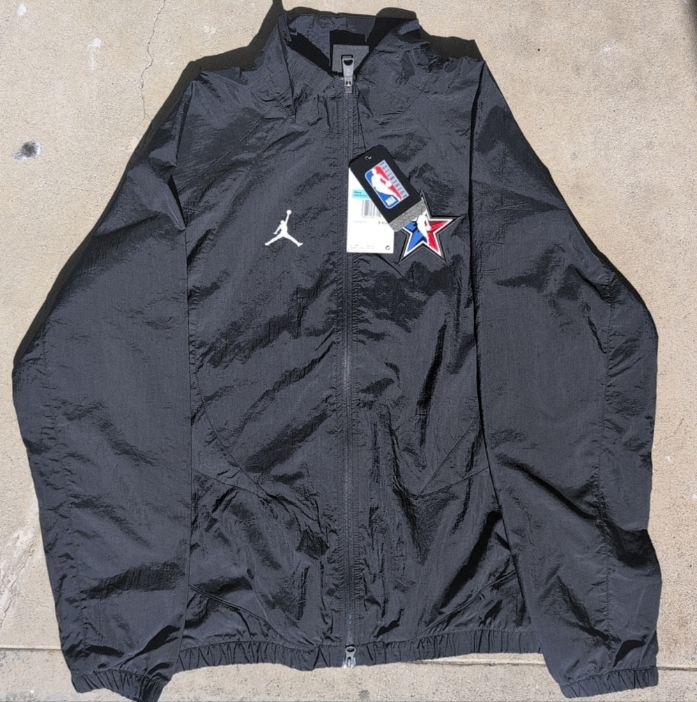 Nike Jordan NBA All Star Black Men's Jacket Size M NWT